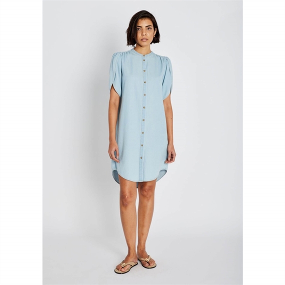 Heartmade HMHerle Kjole, Light Blue Denim